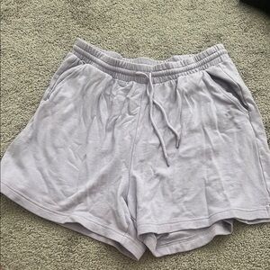 Lavender Casual Shorts